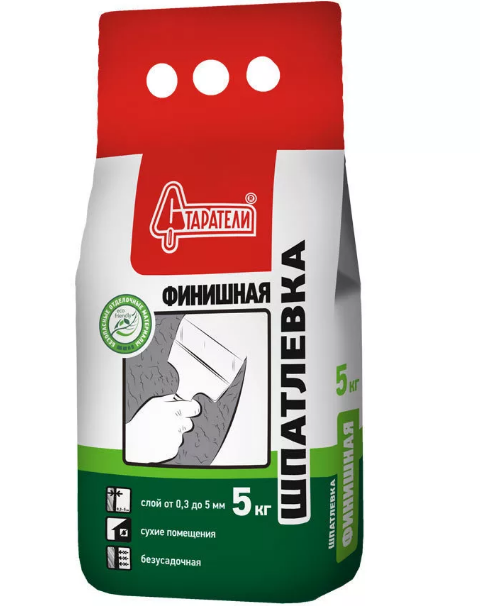 Шпатлевка Старатели 5 кг гипс финишная