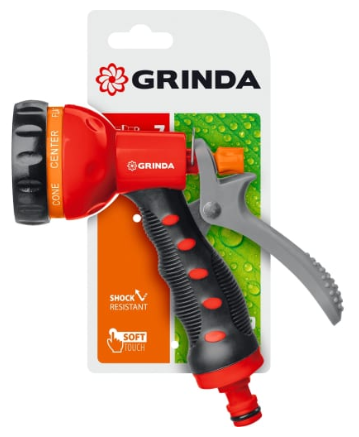 Пистолет поливочный 7-режимов GRINDA T-7 пластик