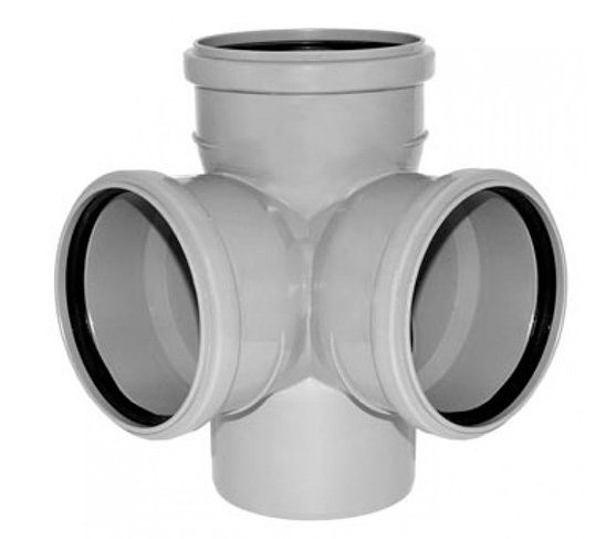 ПВХ Крестовина 110х110х110х90