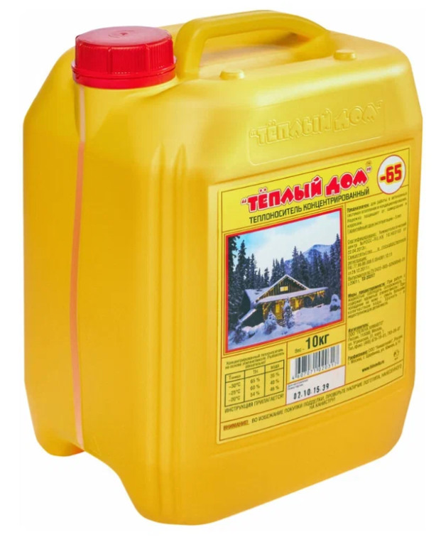 Теплоноситель Теплый дом ЭКО 10 кг Зеленый