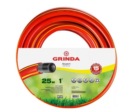 Шланг GRINDA PROLine EXPERT3 1 25 метров (25 атм) 8-429005-1-25 трехслойный армированный