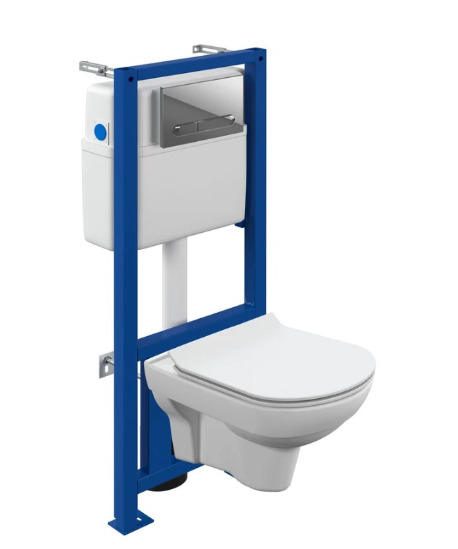 Инсталяция с чашой и сиденьем Cersanit CITY LINK