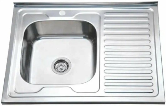 Мойка накладная левая 800*600 мм