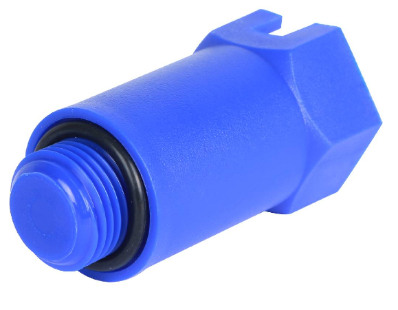 Заглушка Stout длинная 1/2 Синяя