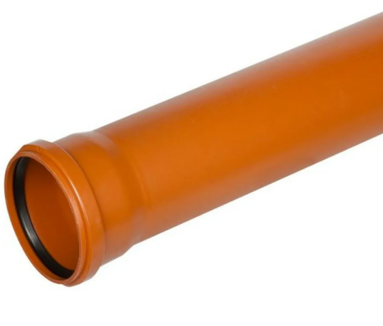 ПВХ Труба д.160 2 метра Рыжая