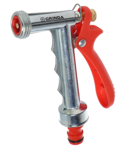 Пистолет поливочный GRINDA M-mini плавная регулировка металлический 8-427307