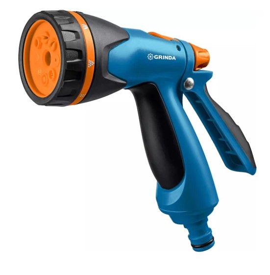 Пистолет поливочный GRINDA В-8, 8 режимов 429110