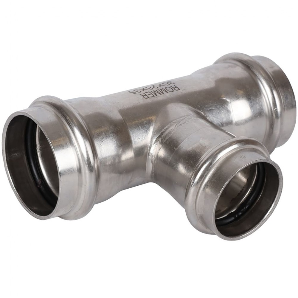 Тройник переходной ВПР 35х28х35 из нержавеющей стали