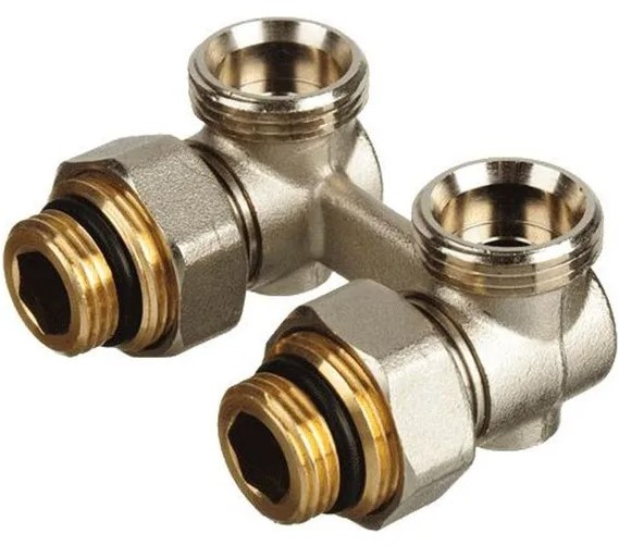 Кран штаны для радиатора угловые 3/4 VALFEX