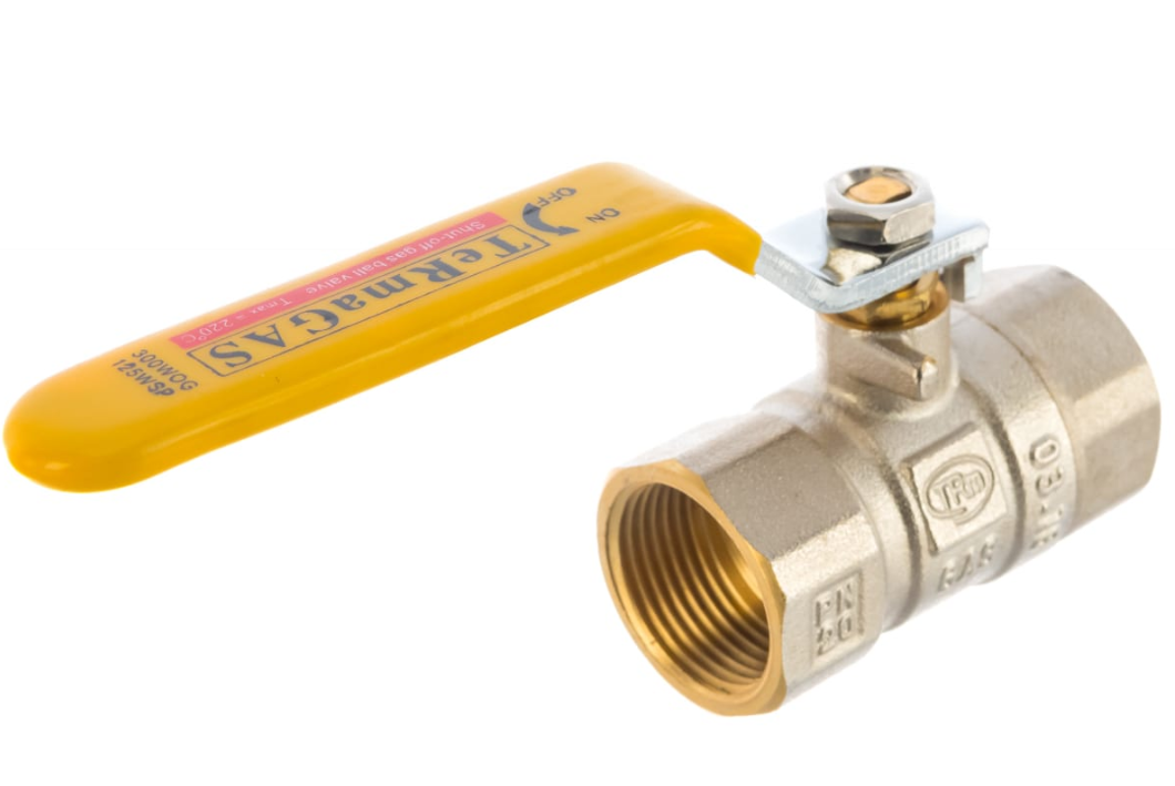 Кран для газа 3/4 г/г ручка