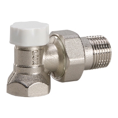 Кран для радиатора LUXOR 1/2 угловой нижний