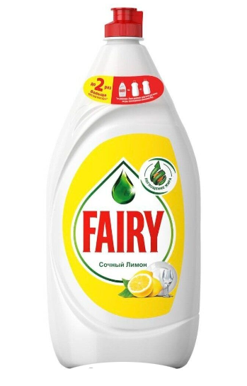 Fairy средство для посулы сочный лимон 1350 мл