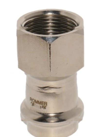 Переходник  ВПр-ВР 22х1/2 из нержавеющей стали