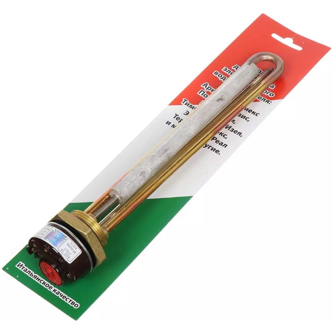 Тэн нагревательный 1,5квт R42мм,М6 М5030