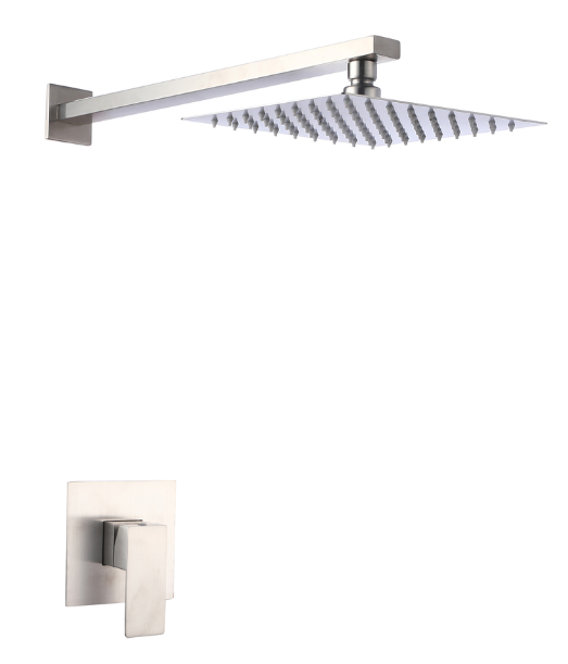 Душевая система РМС SUS 129-2 с тропическим душем скрытого монтажа