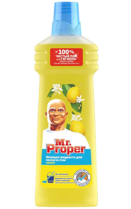Средство для полов Mr.Proper лимон 0,75 литра