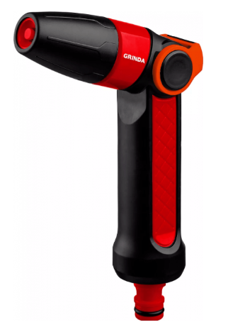 Пистолет поливочный GRINDA N-R плавная регулировка напора