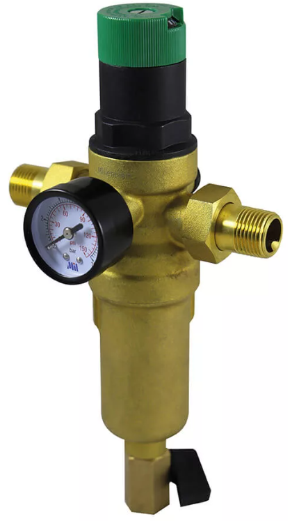 Фильтр тонкой очистки для горячей воды 1/2 с редуктором давления