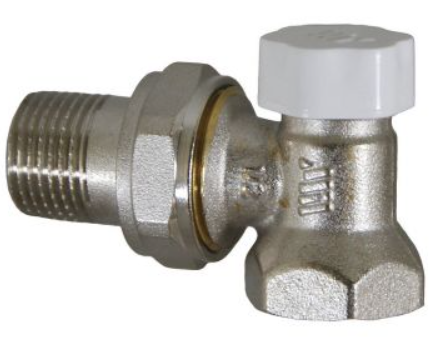 Кран для радиатора 1/2 угловой нижний