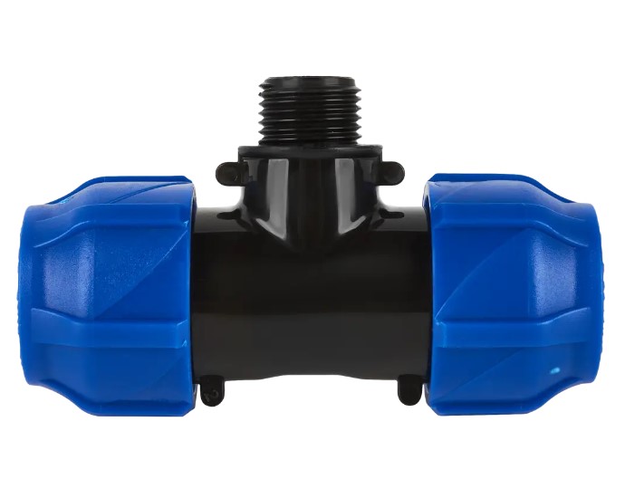 ПНД Трoйник переходной с наружной резьбой 25- 1/2