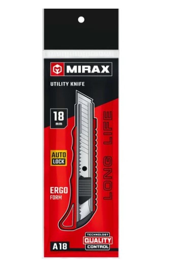 Нож Миракс 18 мм с автостопом 09127