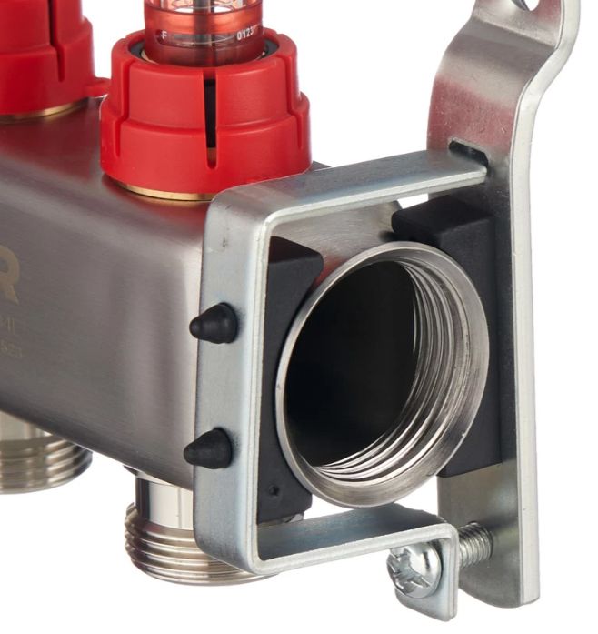 Группа коллекторов ROMMER с расходомерами 2 выхода в сборе