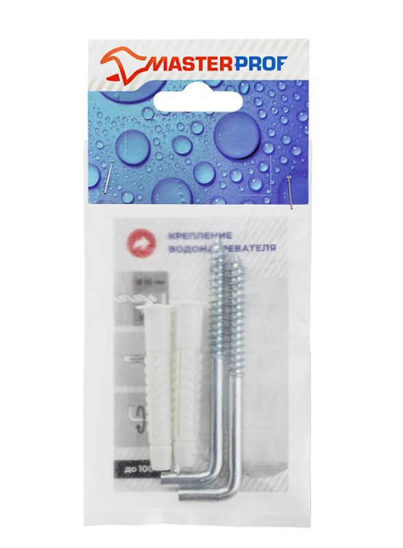 Кронштейн для водонагревателя 2шт 8м х 100мм МастерПроф