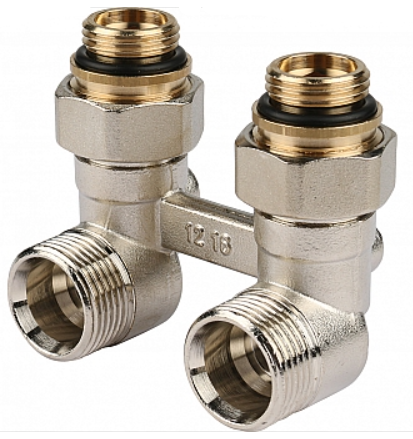 Кран угловой (штаны) для радиатора