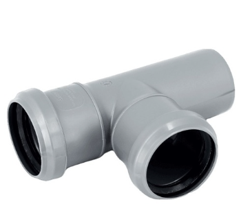 ПВХ Тройник Sinikon 110х110х90 Серый