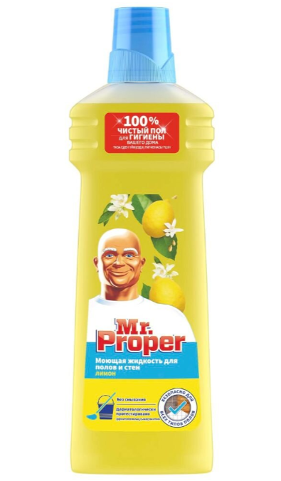 Средство для полов и стен Mr.Proper лимон 0,5 литра