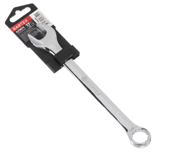 Ключ комбинированный Бартекс 17 мм сталь
