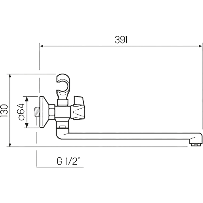 Смеситель для ванны SL 116-140