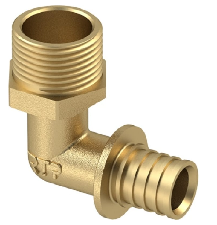 Угол аксиальный 16х1/2 наружная резьба Vieir