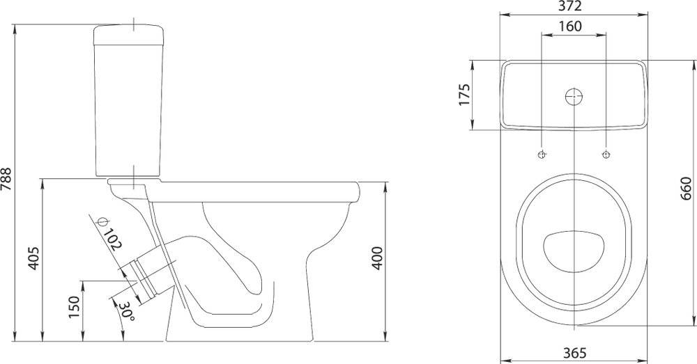 Унитаз-компакт ВИЗИТ (Воротынский)