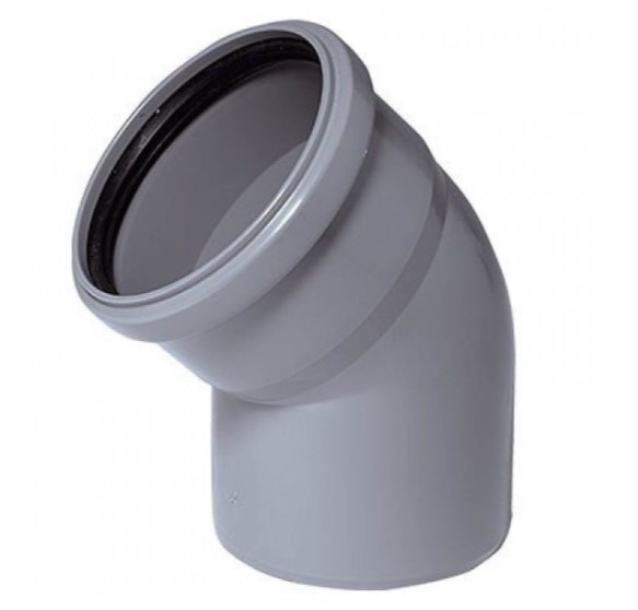 ПВХ Угол 110х67 серый