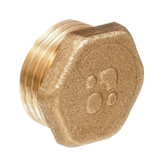 Заглушка 1/2 наружная латунь