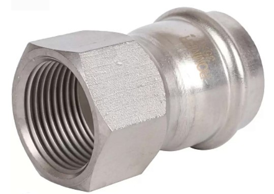 Переходник ВПр-ВР 35х1 из нержавеющей стали