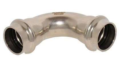 Угольник ВПр-ВПр 22х90 из нержавеющей стали