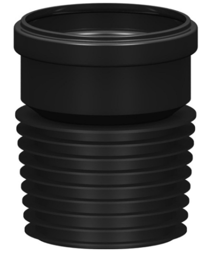 ПВХ Муфта черная вставная 110 мм ремонтная