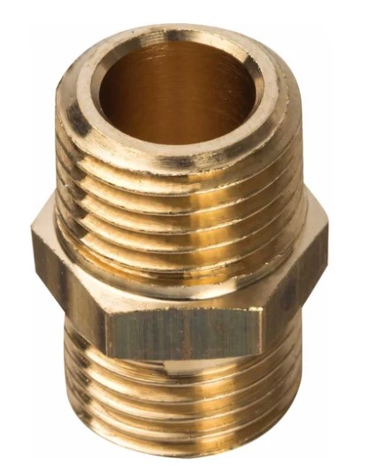 Ниппель STOUT 1х3/4 никель