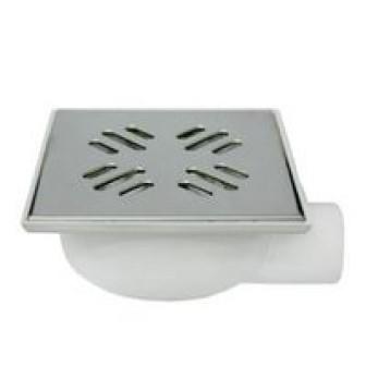 Трап горизонтальный д50 реш/нерж 150х150 Угловой