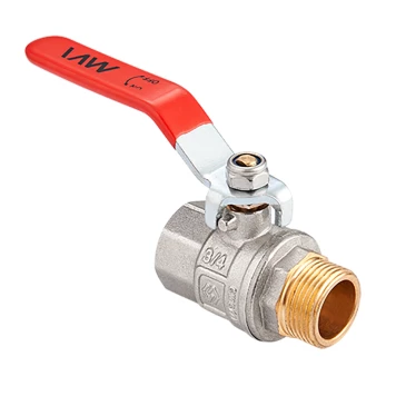 Кран 1/2 внут/нар б-ка MVI ГОСТ премиум никель