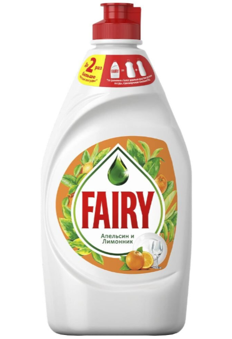 Fairy средство для посулы Апельсин лимонник 450 мл