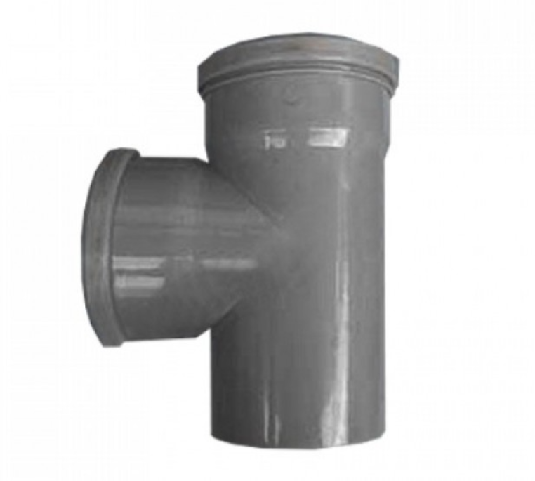 ПВХ Тройник 110х110х90 Серый