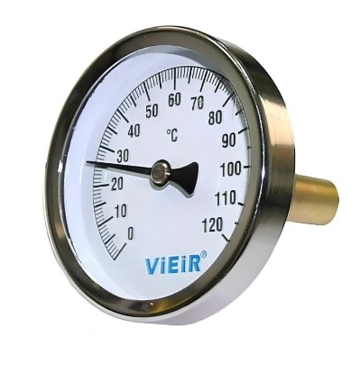 Термометр 63мм-50мм 1/2 (0-120 С) горизонтальный