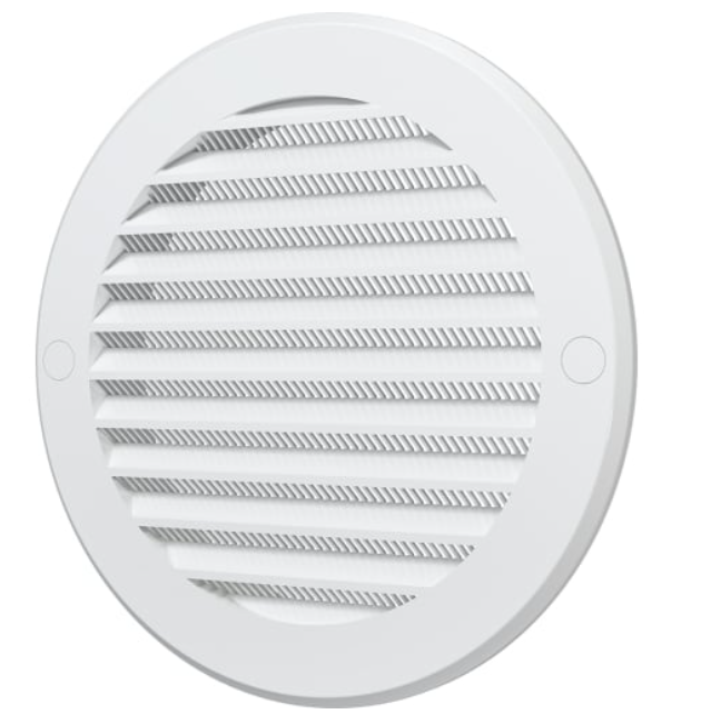 Решетка D100 D136 фланец пластик 10РК