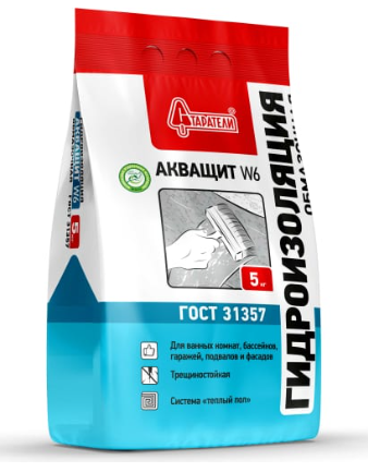 Гидроизоляция Акващит W6 5 кг