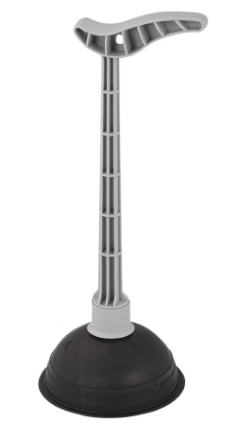 Вантуз Серый с длинной ручкой