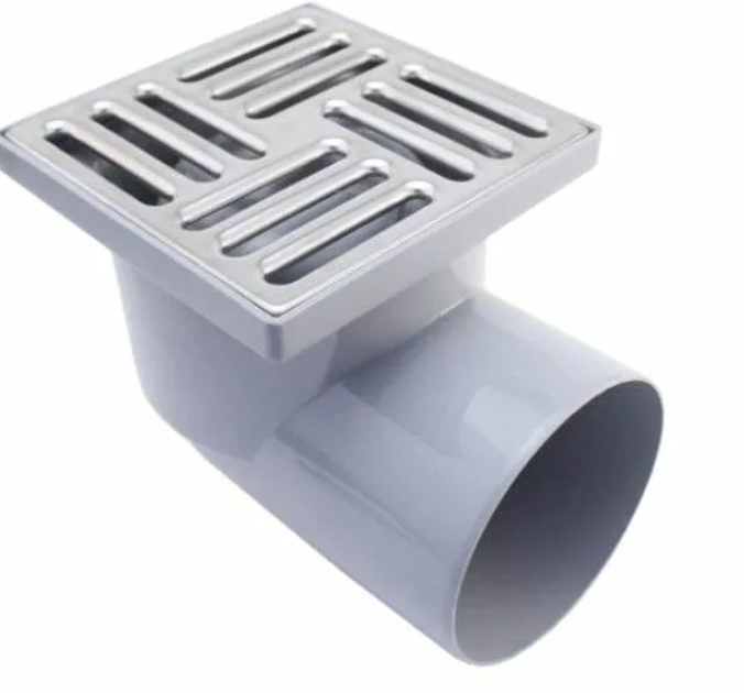 Трап горизонтальный д110 реш/нерж 150х150