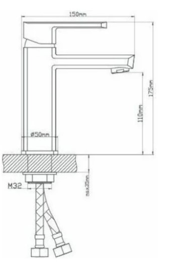 Смеситель для умывальника B8215-1J